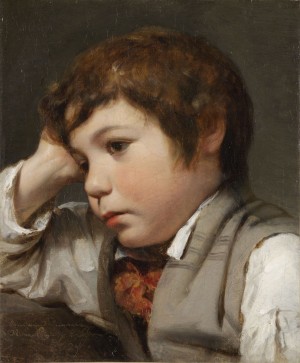 Friedrich von Amerling - Portrait Of A boy